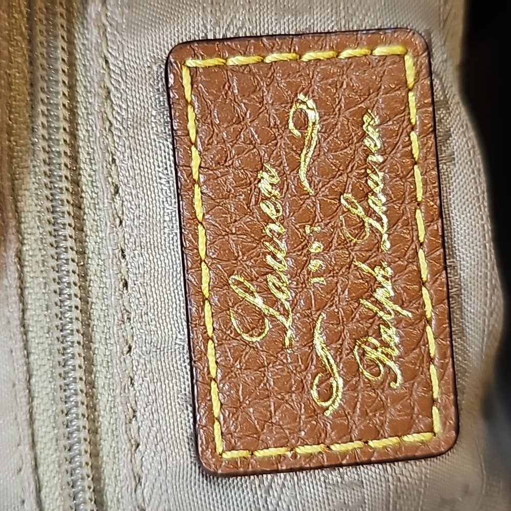 Ralph Lauren Green Bag Purse - Picture 10 of 13